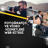 Fotoğrafçı Ve Video Hizmetleri Web Sitesi