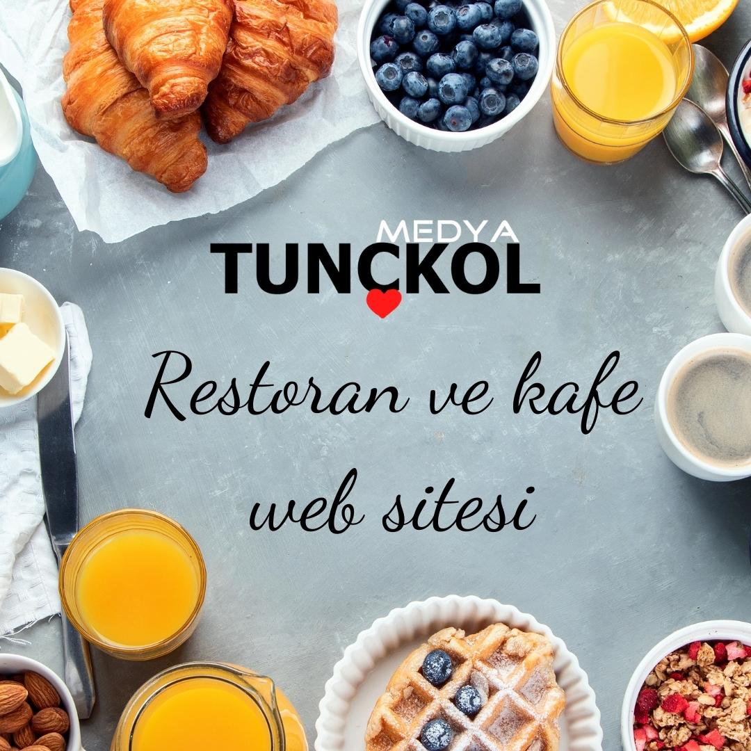 Restoran ve kafe web sitesi